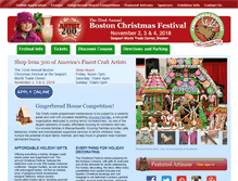 Tablet Screenshot of bostonchristmasfestival.com